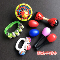 Childrens ringbell ringband ringband dancer bell bell Olf music instrument kindergarten dance handbell toy