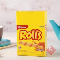 Indonesian imported snacks nabati Li cheese Nabati cheese cheesecake sandwich roll heart biscuit roll