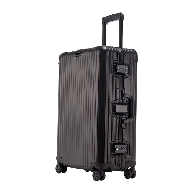 Full metal travel suitcase full aluminum magnesium alloy boarding box male and female students trolley luggage aluminum alloy luggage box Full metal travel suitcase full aluminum magnesium alloy boarding box male and female students trolley luggage aluminum alloy luggage box
