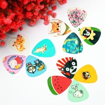 Guitar Plecsheet Cartoon Dial children Adult shrapnel Hand fingertip finger Bullet Jukri 0 71-Sided