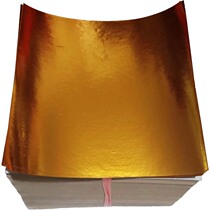 15cm square gold paper origami GT is enough golden paper stacked pineapple Lotus golden tower film ingot paper