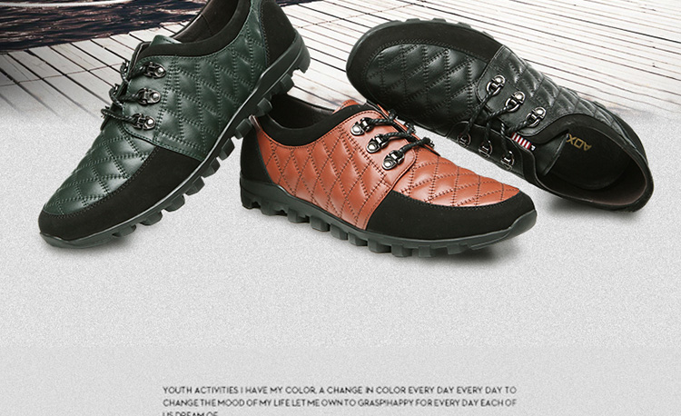 意大利奥象男鞋 时尚潮流商务休闲真皮正品韩