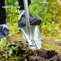 Shovel agricultural outdoor all-steel shovel thickened soil digging gardening tree tools to catch the sea stainless steel shovel shovel