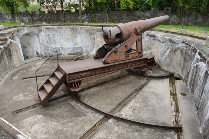 行走广州,探访白鹤岗炮台