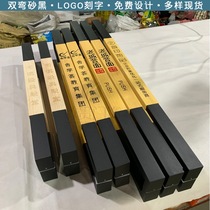 Glass door handle double door log color solid wood lettering logo hole distance custom installation simple door handle