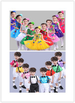 Childrens butterfly petal princess dress girls puffy skirt