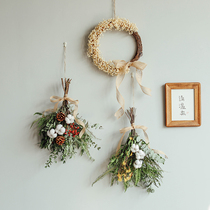 Dried flower hanging wall Wall wall hanging decoration creative pendant Eucalyptus Eucalyptus leaf hanging upside down bouquet