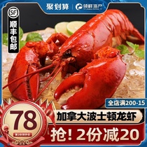 Canada imported Boston lobster cooked frozen crayfish Spicy spicy ready-to-eat fresh fresh frozen seafood