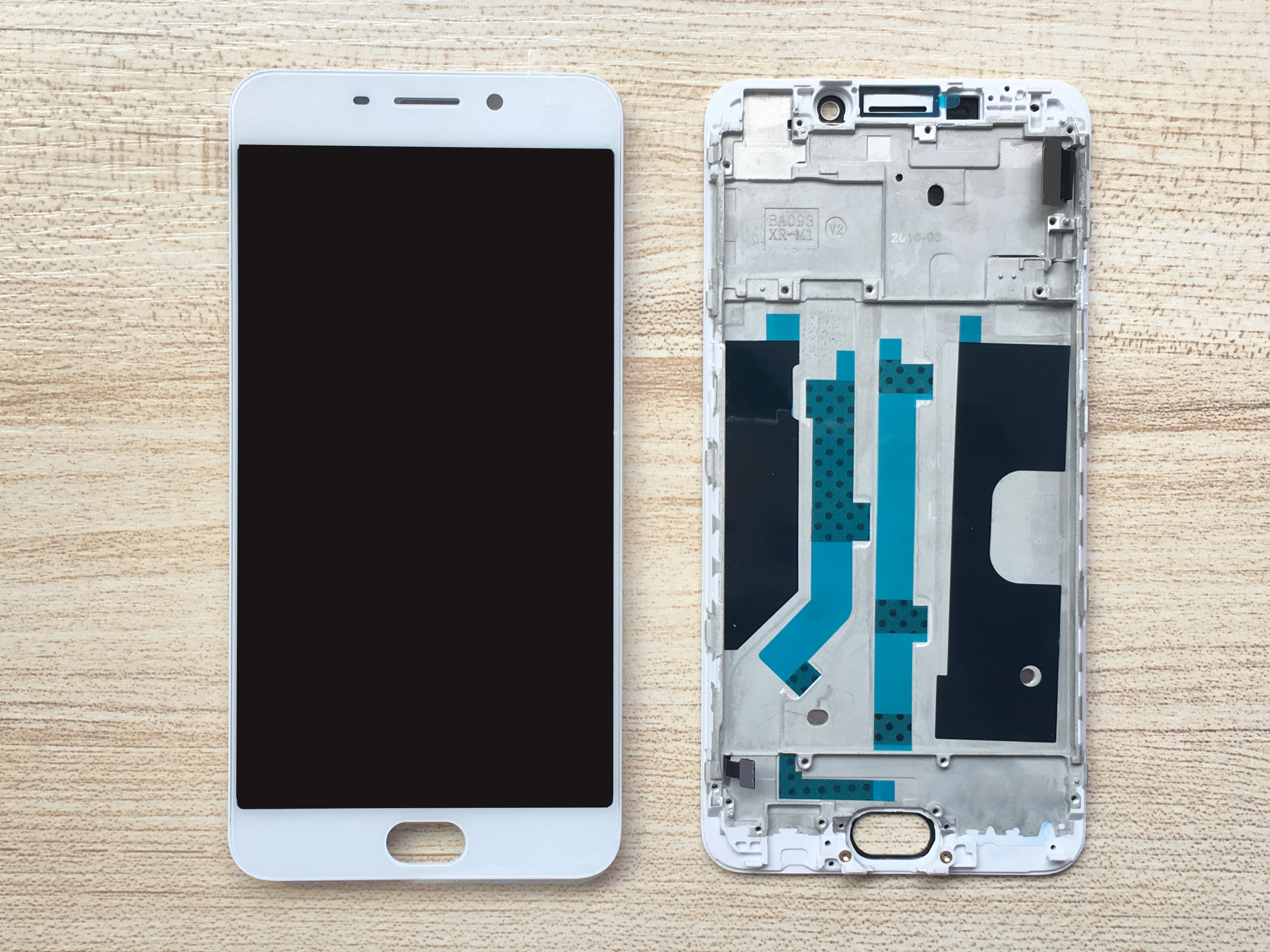 适用oppor9屏幕总成r9m tm r9s sm r9st plus手机显示内外屏带框