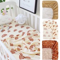 ins wind spring summer crib hood bamboo cotton baby bed hat detachable childrens bed goods thin anti slip sheet