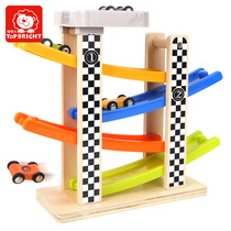 Tebaoer racing track baby toy car model Childrens automatic car puzzle set Potential energy-kinetic energy