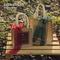 Tanabata hand gift box gift bag empty box high-end wedding handbag wedding ins Wind female gift bag