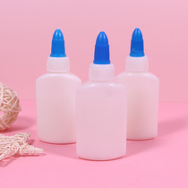 White latex handmade stationery glue Primary school kindergarten DIY tools Small bottle environmental protection glue sticker