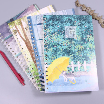 B5 cat love thread circle thick horizontal line students with book Simple hipster writing notebook thick classroom book