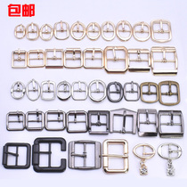 Womens sandals button one-word shoelace metal adhesive hook around the neck side hook button hardware shoe buckle accessories