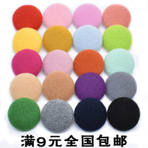 20MM button cloth childrens clothing coat cloth red pink purple womens double-sided mauni coat coat button