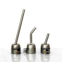 Taiwan weeber plastic welding torch Standard small round nozzle integrated hot air gun nozzle extended 30 degree angle elbow