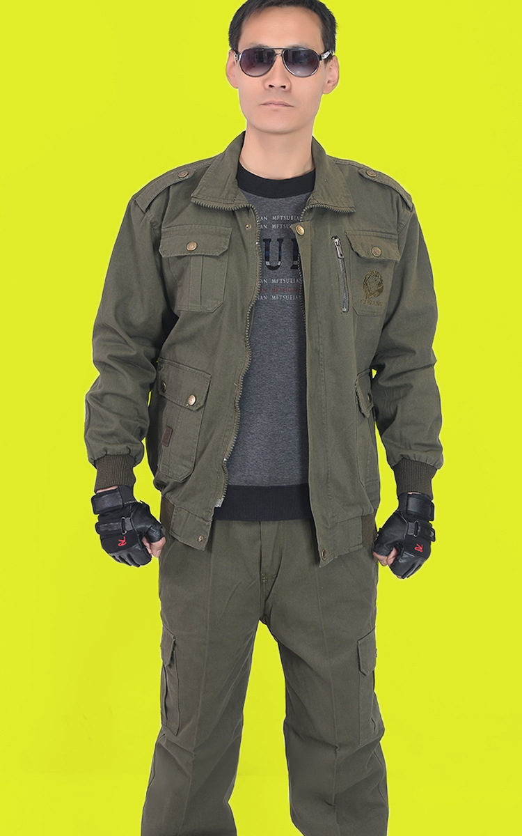 户外空降师套装特种兵迷彩服野战服作训服军绿多袋军装男女工作服