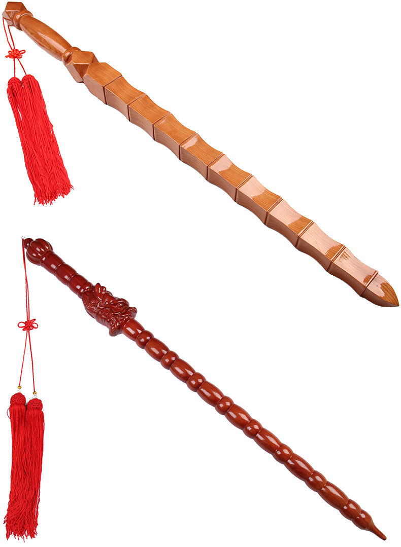 桃木打神鞭九节鞭姜太公姜子牙打神鞭桃木打神锏