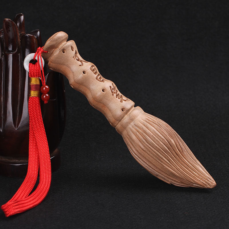 【慈航阁】开光桃木文昌笔挂件文昌笔摆件