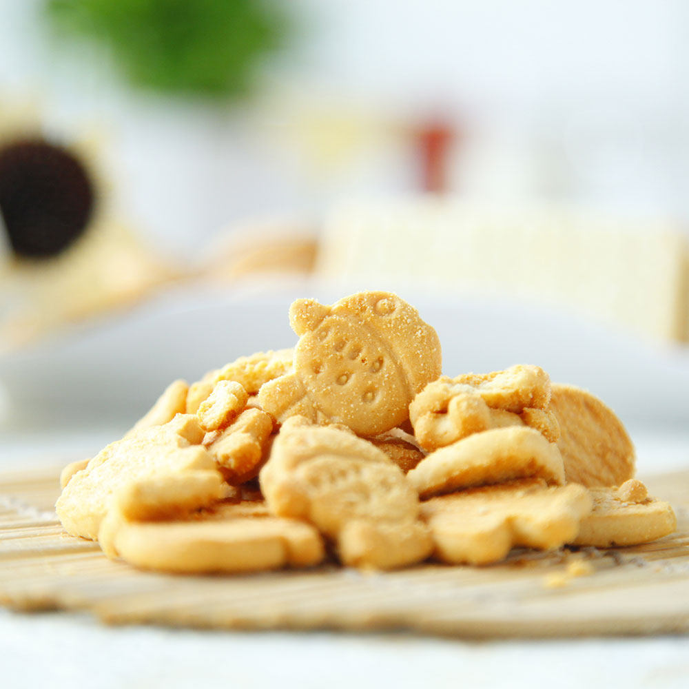 婴儿乐无盐无糖 营养南瓜酥性饼干小零食宝宝 婴儿益生元磨牙饼干