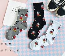 Cartoon Mickey Mouse student socks Street Hundreds of cute socks children stockings college style