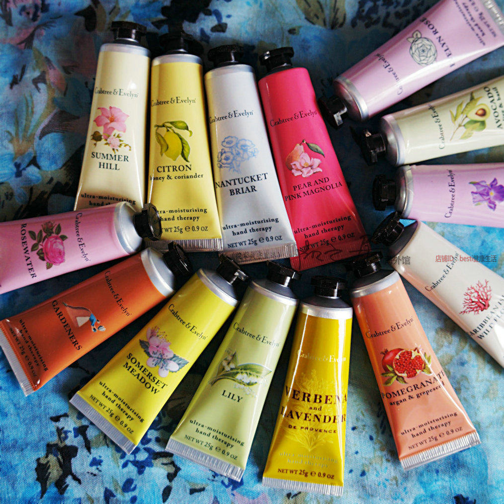 crabtree evelyn瑰柏翠护手霜25g瑰珀翠香港拆盒滋润修复进口