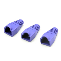 High quality thickened Crystal Head sheath RJ45 protective cover network cable Crystal Head rubber sleeve net cable leather case