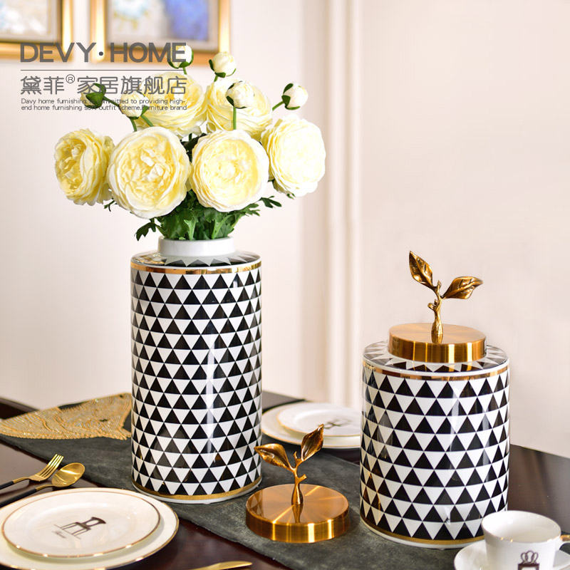 American light key-2 luxury ceramic vase furnishing articles Angle of several TV ark, household act the role ofing is tasted, the sitting room porch decoration decoration