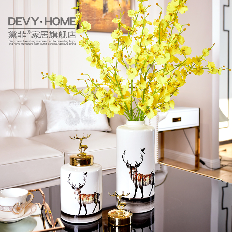 Modern example room ceramic vase wine furnishing articles creative household act the role ofing is tasted, the sitting room porch TV ark, wedding gift