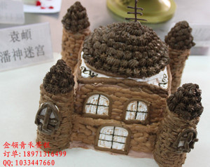 武汉蛋糕速递武汉生日蛋糕配送城堡双层蛋糕武