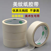 Masking tape Hand-torn non-trace paper beauty seam painting no residue glue spray paint protection shielding color separation paper width 2CM