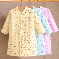 Baby baby cotton padded pajamas children children cotton robe sleeping artifact men and women autumn and winter