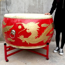 Factory direct sales 1 meter 1 2 meters 1 5 meters 1 8 meters 2 meters cowhide drum dragon drum Battle drum Temple drum hall drum