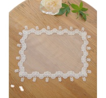 Han Style Princess Lace Small Cover Towel Method Small Fresh Anti-Scraping Mat Table Lamp Vase Decoration Cushion Green City Home Textiles
