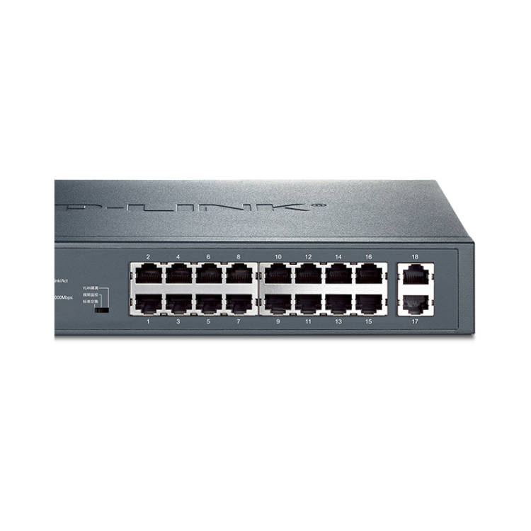 tp-link tl-sl1218mp 16-port full power supply gigabit uplink non-network management poe switch