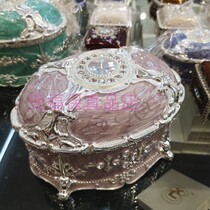 Enamel box Russian crafts jewelry box European court Korean Princess jewelry box retro female gift large