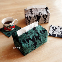 Pine tree ns all Sichuan Ming embroidery extract handmade cloth art paper towels containing protective sheath bag for home on-board SM code