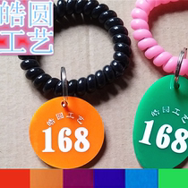 Malatang number plate restaurant called number plate clip number plate Mark plastic listing acrylic digital number plate