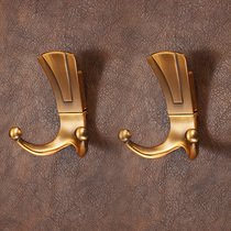 New Chinese-style hook clothes hooked clothes hooked modern simple dormitory door behind cabinet hook wall linked to double hook