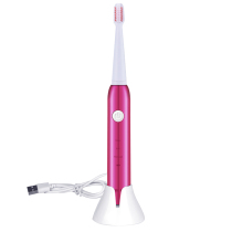 USB electric toothbrush set male and female adult children home soft wool ultrasonic waterproof intelligent white net Nano