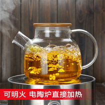 Explosion-proof high temperature glass cold water pot Large capacity cold water pot Juice cold cup Teapot household bottle Heat-resistant cold water cup