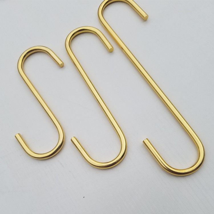 挂衣钩长钩s钩挂钩大号 服装店挂钩s钩 圆s钩衣钩展示货架s型挂钩