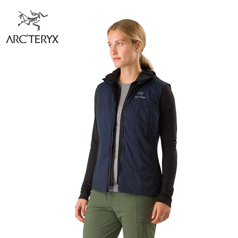 Arcteryx 始祖鸟女款轻量保暖防风轻便舒适棉背心 Atom SL 