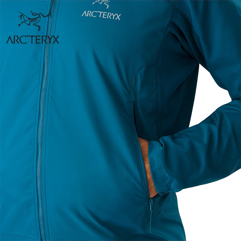 Arcteryx 始祖鸟男款徒步防风耐候透气软壳连帽茄克 Tenquille 
