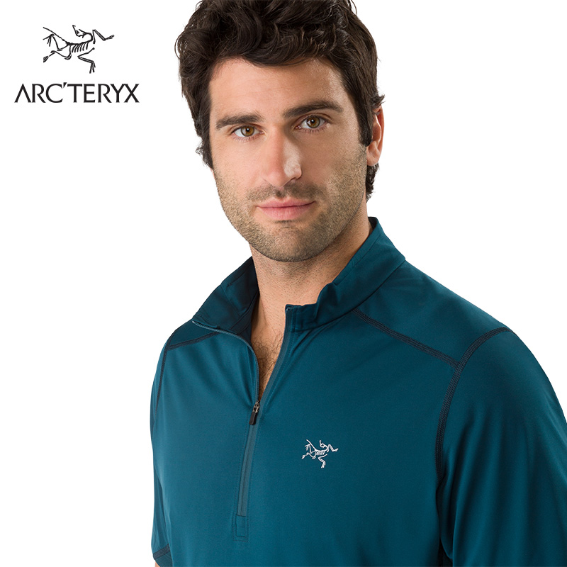 Arcteryx 始祖鸟男款吸湿排汗透气快干短袖T恤 Accelero Comp 