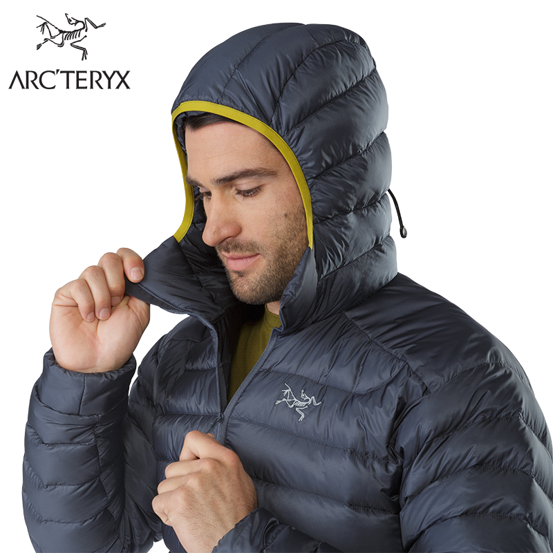 Arcteryx 始祖鸟男款运动户外短款连帽鹅绒羽绒服Cerium LT Hoody 