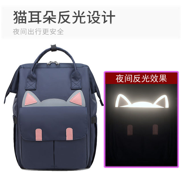 Mummy bag backpack lightweight large-capacity tote bag multifunctional mother and baby mom bag schoolbag backpack female backpack Mummy bag backpack lightweight large-capacity tote bag multifunctional mother and baby mom bag schoolbag backpack female backpack