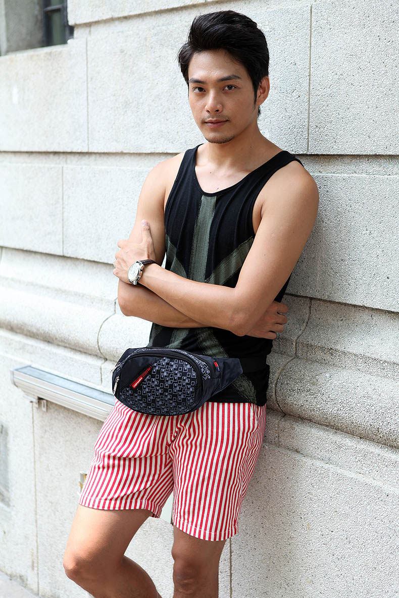 2015新款女腰包韩版潮男胸包 跑步户外旅游运动斜挎包休闲小腰包