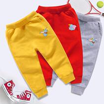 Childrens Wear Pants 2021 Spring Autumn Season New Childrens Clothing Casual 100 Hitch Pants Boy Girl Han Edition Sports Pants Pure Cotton